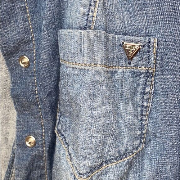 Guess Jean Button Up - Picture 3 of 5